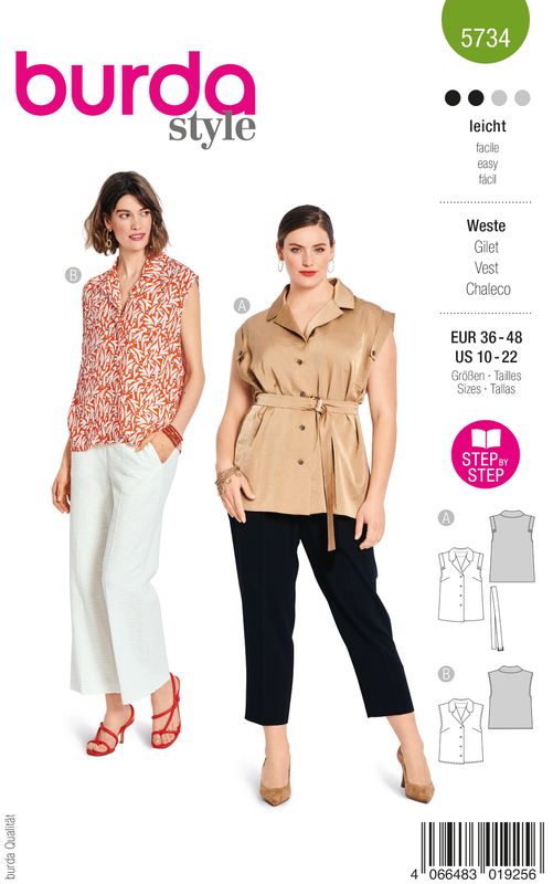 Burda 5734 - Väst