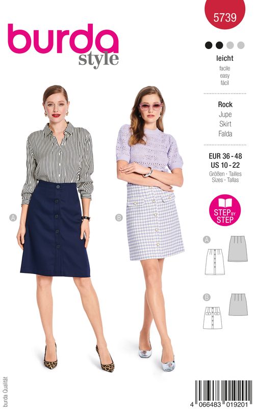 Burda 5739 - Kjol