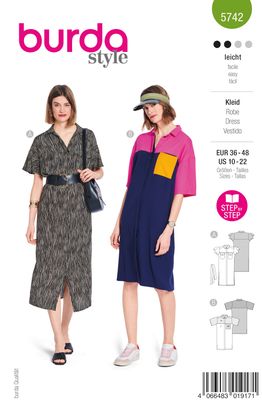 Burda 5742 - Klänning