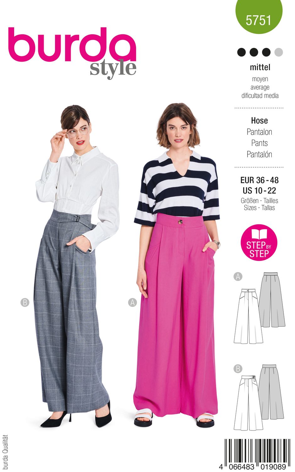Burda 5751 - Byxor