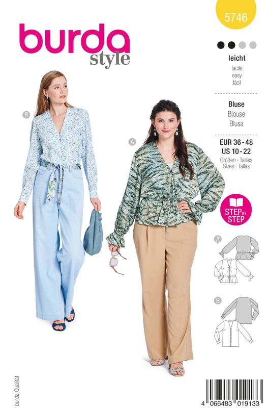 Burda 5746 - Blus