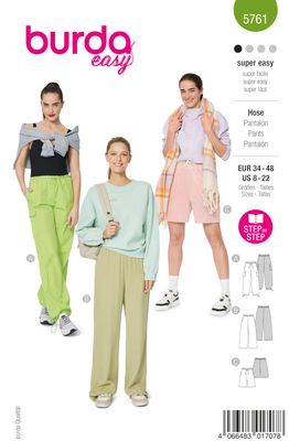 Burda 5761 - Byxor &amp; Shorts