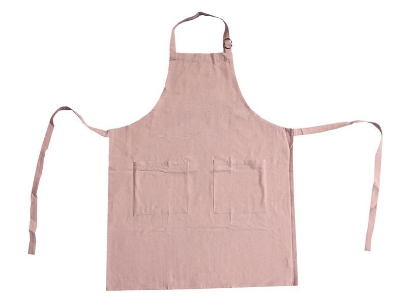 Aprons in recycled cotton - pink