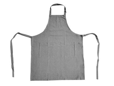Aprons in recycled cotton - grey