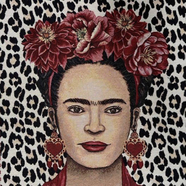 Cushion cover with Frida Kahlo motif