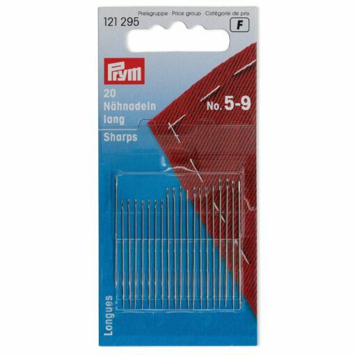 Prym 20 st långa synålar nr 5-9