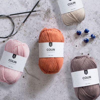 ​Järbo Colin, 50 gr – a cool cotton-linen yarn for summer projects