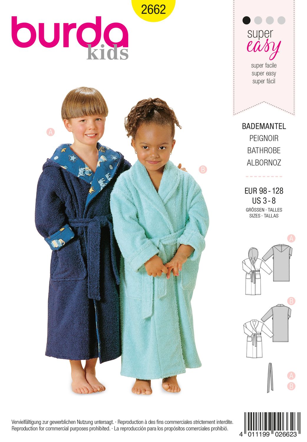 Burda 2356 - Little Red Riding Hood &amp; Princesse
