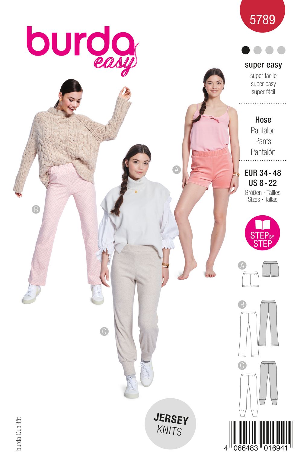👖 Burda 5789 – Super‑enkla byxor &amp; shorts för hemmabruk