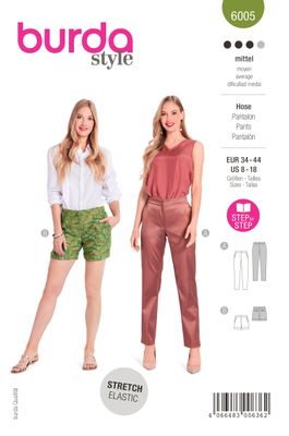 👖 Burda mönster 6005 – Byxor och shorts med klass och komfort