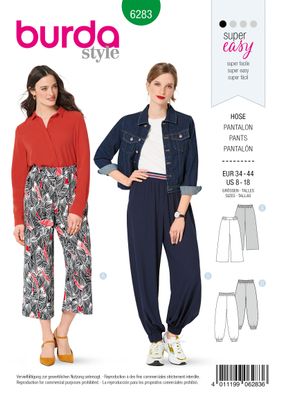 👖 Burda mönster 6283 – Vida leisure‑byxor, två varianter