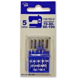 ​Falk Sewing Machine Needles Standard 70–100 – 5-Pack
