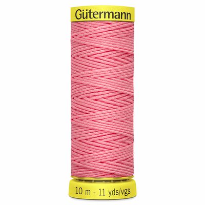 Gütermann - Elastisk tråd - 10 m - rosa