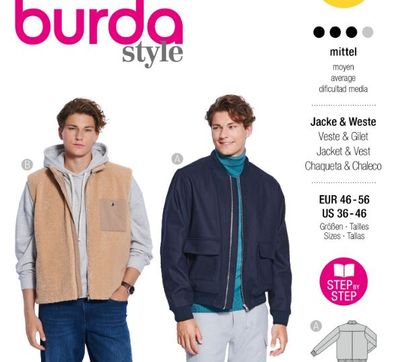 Burda Men’s Patterns – Style for Every Occasion