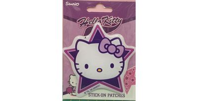 Plastmärke Hello Kitty – Självhäftande