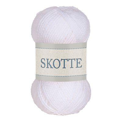 Falkgarn Skotte, 50 gr - 011 Vit