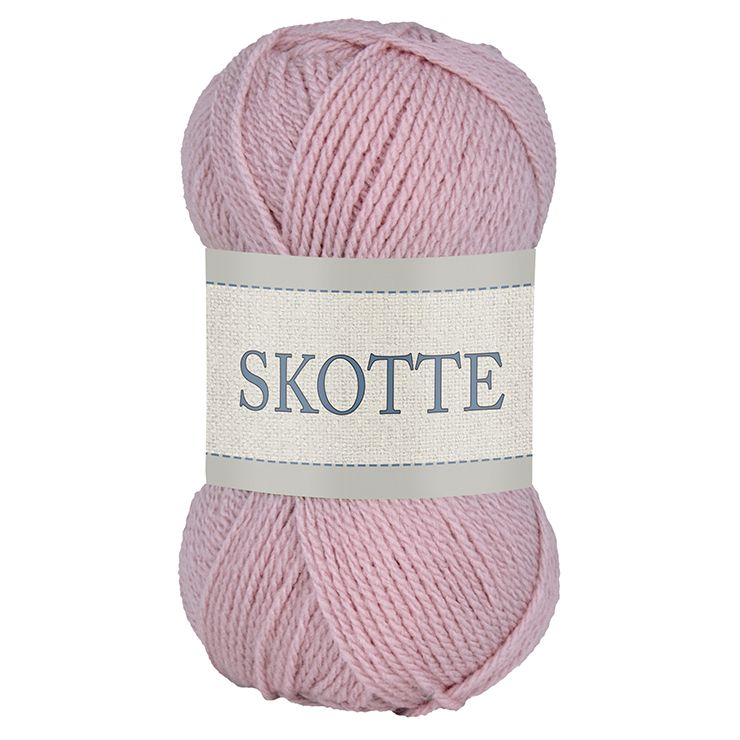 Falkgarn Skotte, 50 gr - 870 Puderrosa