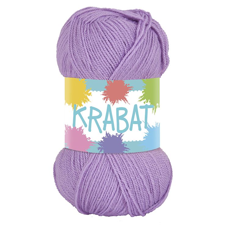 Falkgarn Krabat, 50 gr - 415 Ljuslila