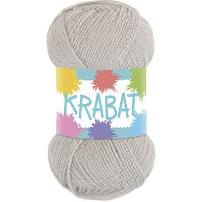 Falkgarn Krabat, 50 gr - 412 Ljusgrå