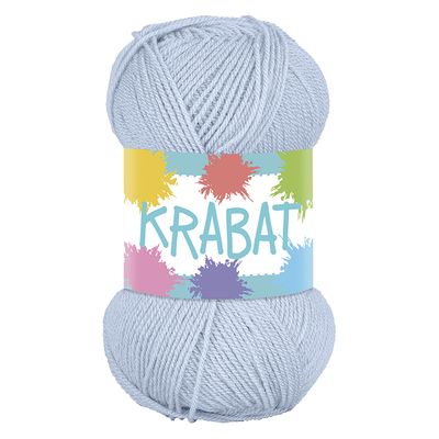 Falkgarn Krabat, 50 gr - 413 Ljusblå