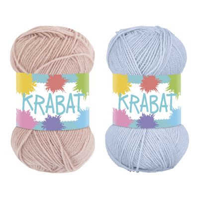 Falkgarn Krabat – affordable and easy-care acrylic yarn in multiple styles