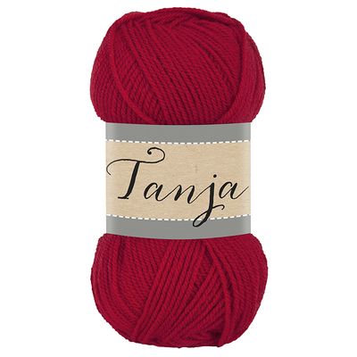 Falkgarn Tanja, 100 gr - 351 Röd
