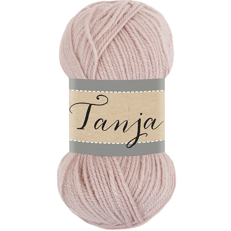 Falkgarn Tanja, 100 gr - 805 Ljus puderrosa