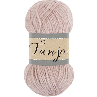 Falkgarn Tanja, 100 gr - 805 Ljus puderrosa