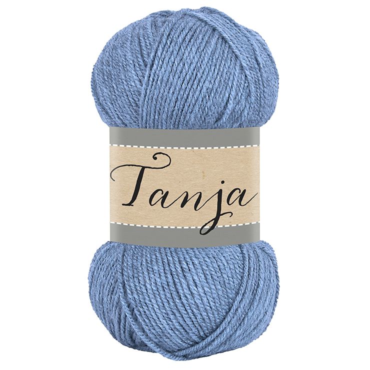 Falkgarn Tanja, 100 gr - 819 Ljusblå