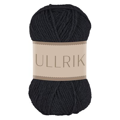 Falkgarn Ullrik, 50 gr - 105 Black
