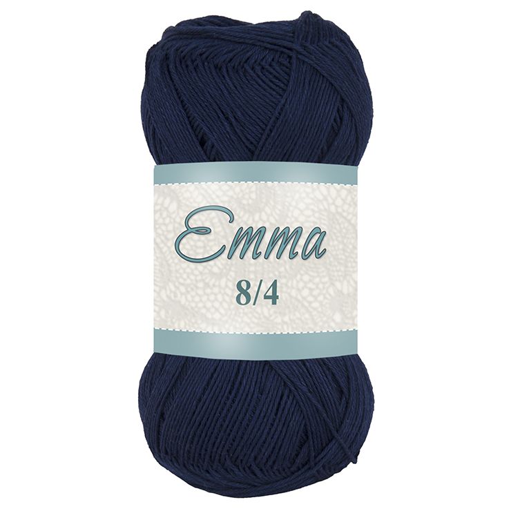 Falkgarn Emma 8/4 merc., 100 gr - 340 Marinblå