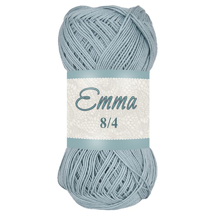 Falkgarn Emma 8/4 merc., 100 gr - 834 Ljusblå