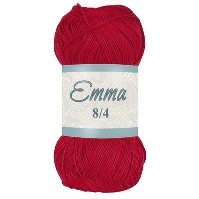 Falkgarn Emma 8/4 merc., 100 gr - 858 Röd
