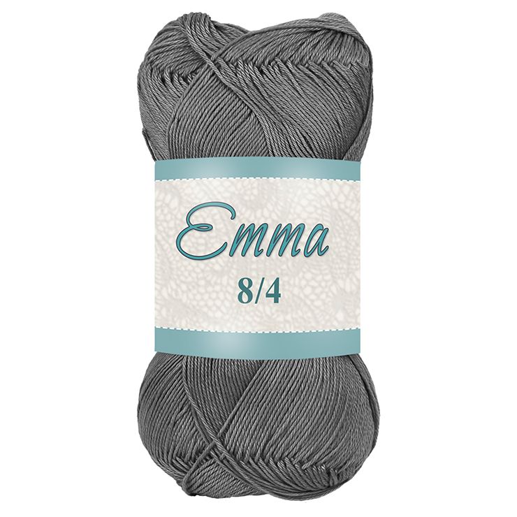 Falkgarn Emma 8/4 merc., 100 gr - 977 Blyertsgrå