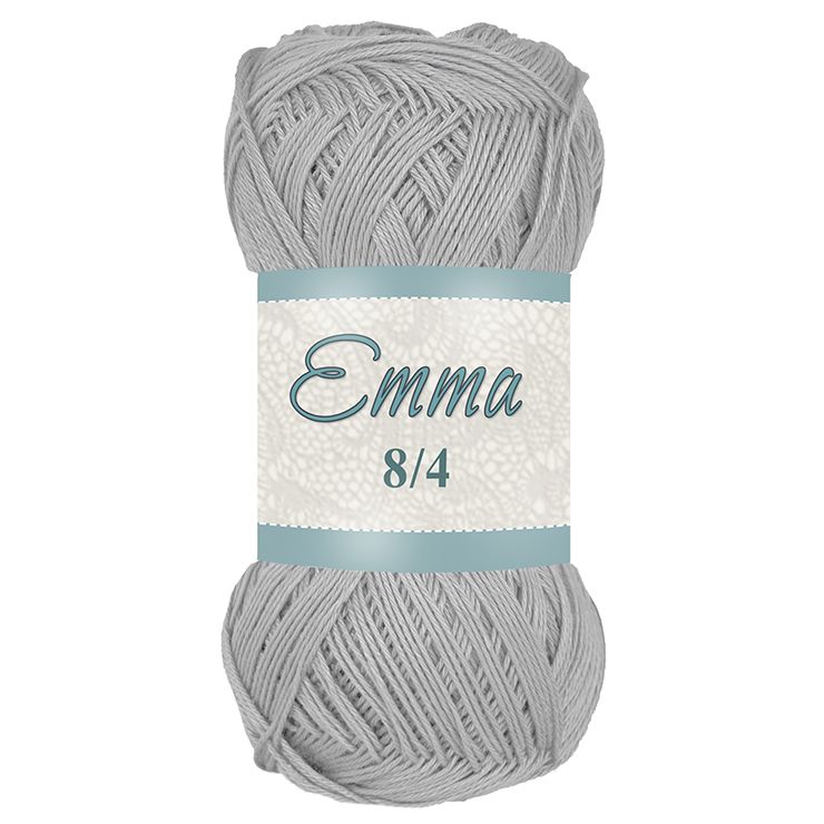 Falkgarn Emma 8/4 merc., 100 gr - 980 Ljusgrå