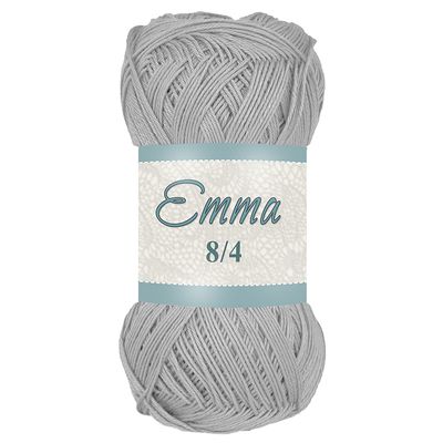 Falkgarn Emma 8/4 merc., 100 gr - 980 Ljusgrå