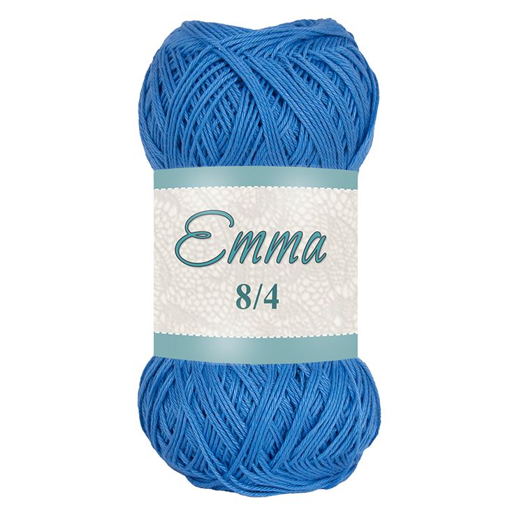 Falkgarn Emma 8/4 merc., 100 gr - 051 Kornblå