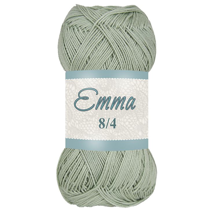Falkgarn Emma 8/4 merc., 100 gr - 823 Grön kaki