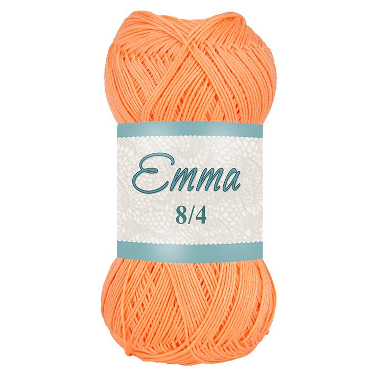Falkgarn Emma 8/4 merc., 100 gr - 829 Mango