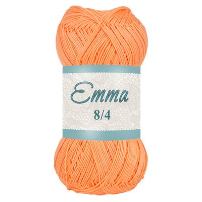 Falkgarn Emma 8/4 merc., 100 gr - 829 Mango
