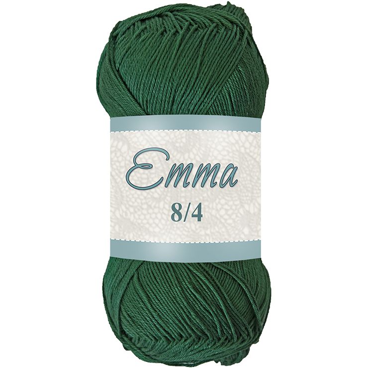 Falkgarn Emma 8/4 merc., 100 gr - 983 Mossgrön