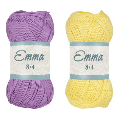 Falkgarn Emma – mercerised cotton yarn with beautiful shine