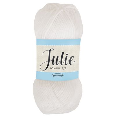 Falkgarn Julie 8/8, 50 gr - 11 Vit