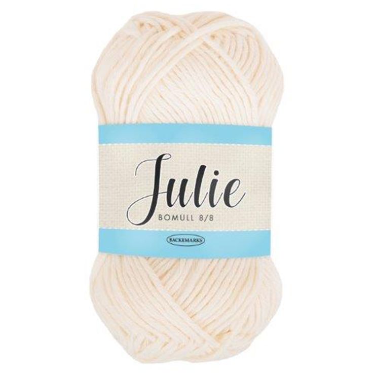 Falkgarn Julie 8/8, 50 gr - 10 Ecru
