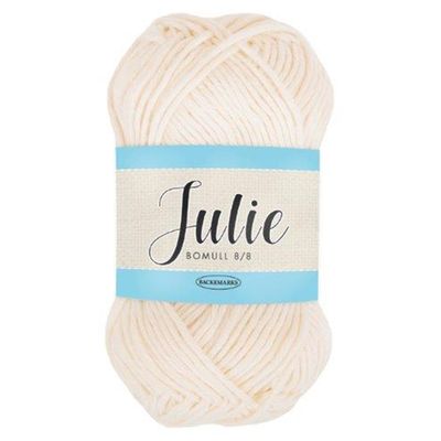 Falkgarn Julie 8/8, 50 gr - 10 Ecru