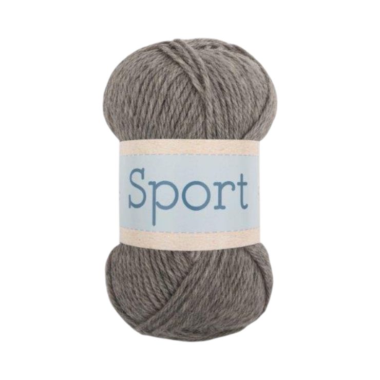 Falkgarn Sport, 100 gr - 1017 ljusgrå