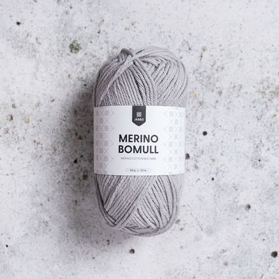 Järbo Merino Bomull, 50 gr, - 34001 - Harbour mist