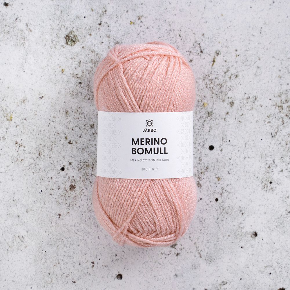 Järbo Merino Bomull, 50 gr, - 34022 - Tickled pink