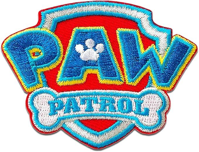 Tygmärke - Paw Patrol Logo – Stryk eller sy fast