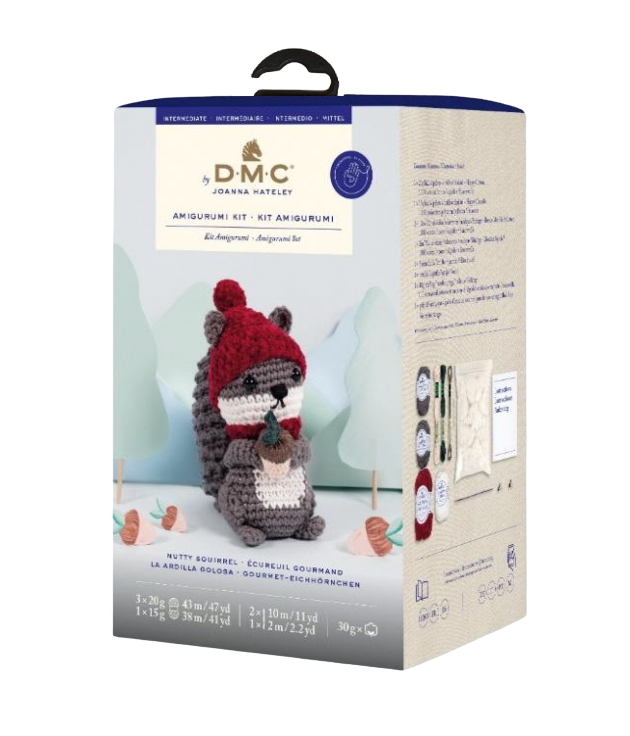 🐿️ DMC Amigurumi-kit – Ekorre (Nutty Squirrel)